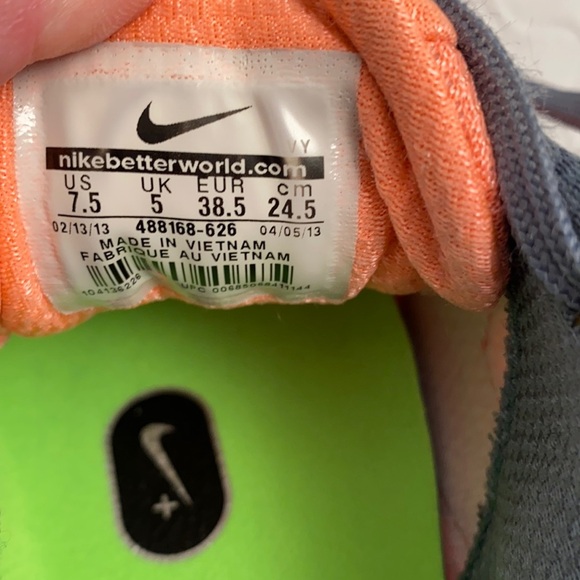 Nike Air Dictate 2 melon running sneakers 7.5 - Picture 5 of 8